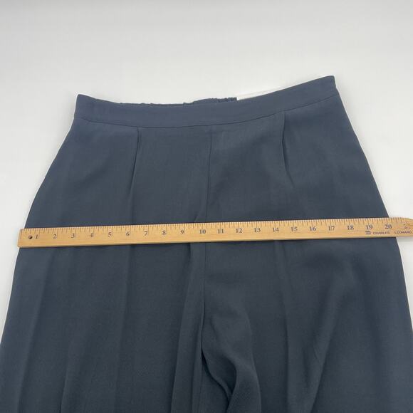 New SOFT SURROUNDINGS Casiani Pant Missy's Size 12 Wide Leg High Waist Black - Picture 9 of 12